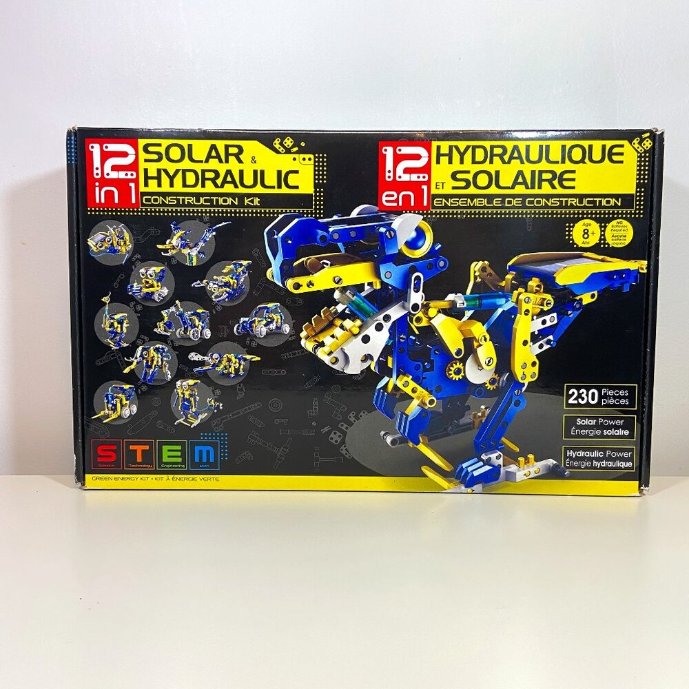 STEM 12 in 1 Solar Hydraulic Construction Kit